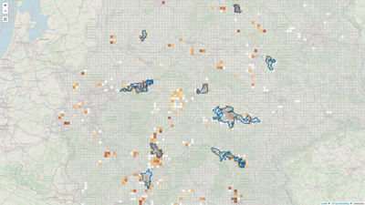 Monitoringergebnisse als Karte