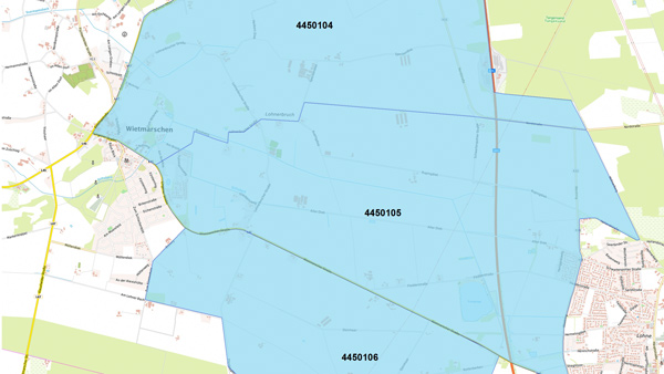 Wasservogelzählgebiete