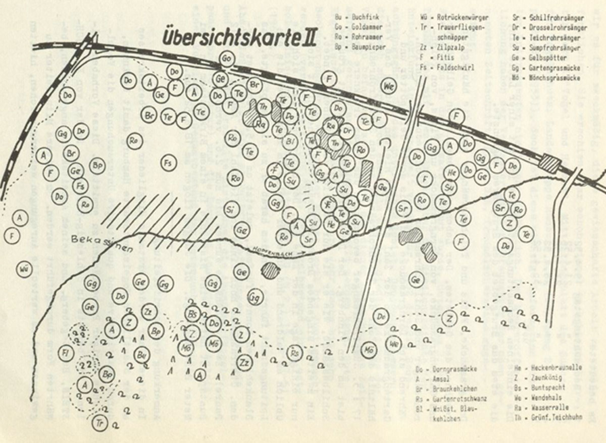 Revierkartierung Hagemoor bei Hamburg