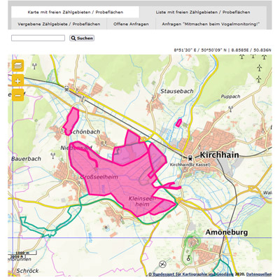 ornitho - Zählgebiet