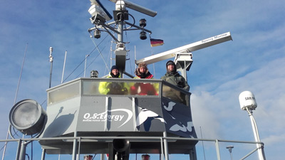 Zähler*innen an Bord der &bdquo;Arne Tiselius&ldquo;
